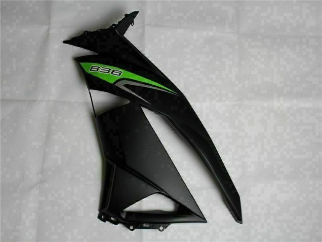 Carenagem ZX6R 2009-2012 - Preto Verde 636