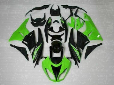 Carenagem ZX6R 2009-2012 - Preto Verde 636