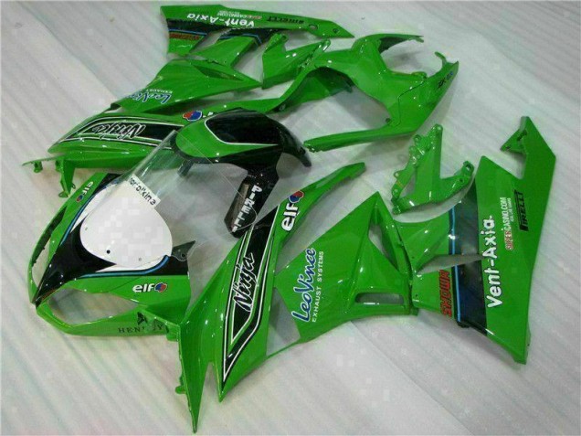 Carenagem ZX6R 2009-2012 - Verde Preto LeoVince