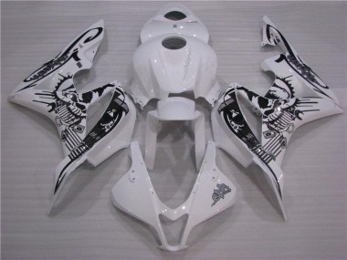 Carroçaria CBR 600RR 2007-2008 - Preto Branco
