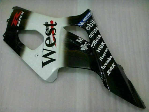 Carroçaria GSXR 1000 K3 2003-2004 - Branco Preto