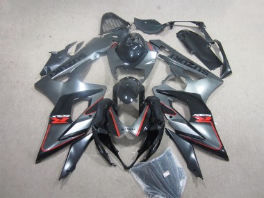 Injeção Kit Carenagem GSXR 1000 K5 2005-2006 - Preto Vermelho