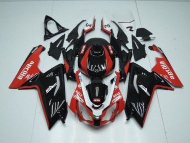 Injeção Kit Carenagem RS 125 2006-2011 - Preto & Vermelho