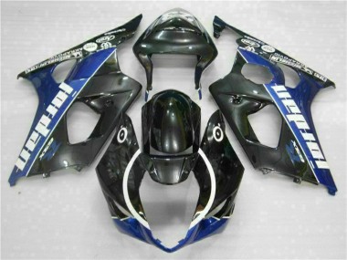 Kit Carenagem GSXR 1000 K3 2003-2004 - Preto Azul