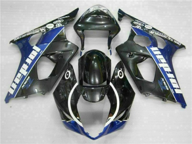 Kit Carenagem GSXR 1000 K3 2003-2004 - Preto Azul