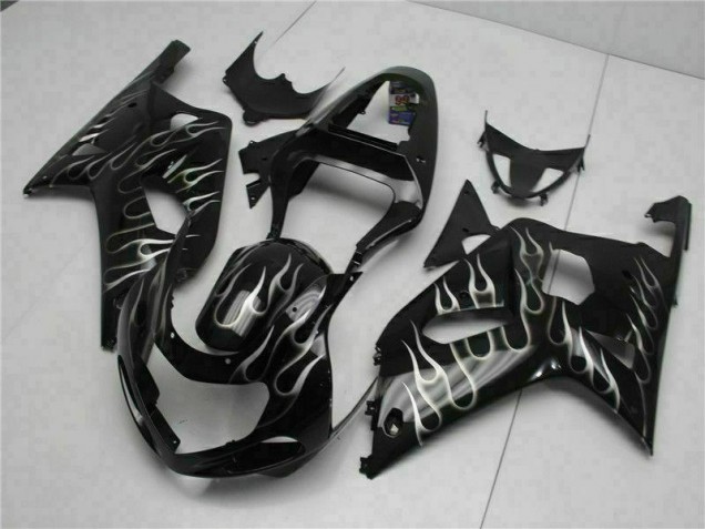 Kits Carenagem GSXR 600 / 750 K1 K2 K3 2001-2003 - Preto