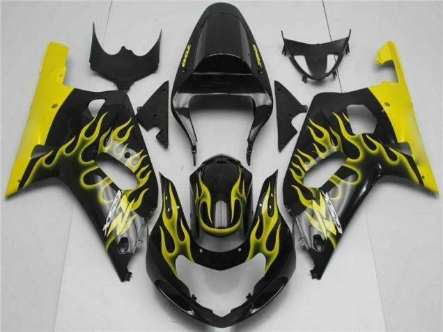 Kits Carenagem GSXR 600 / 750 K1 K2 K3 2001-2003 - Preto