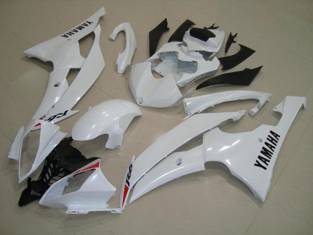 Plástico R6 2008-2016 - Branco Pérola
